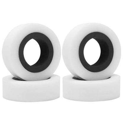 4pcs 1.9" Dual Stage EVA Foam Tire Inserts Compatible With 110-120mm RC Crawler Tires for, and Similar 1/10 Scale Models