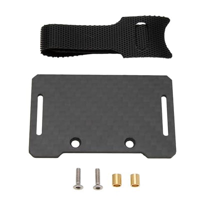MEUS RACING Carbon Fiber Battery Tray for Traxxas TRX4M Defender Bronco K10 F150 1/18 RC Crawler Car Upgrades