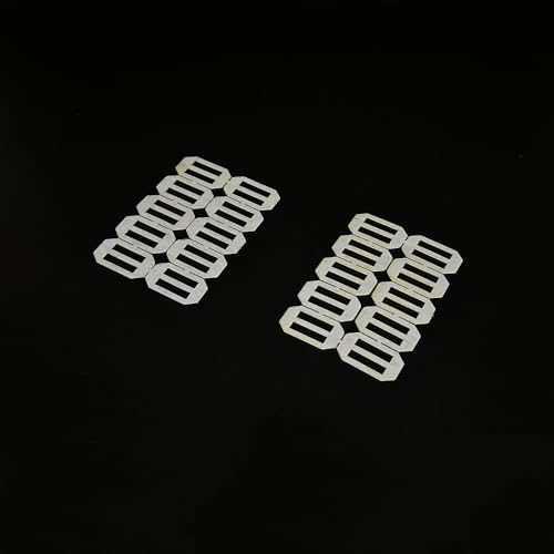 20PCS RC Plane Hinge Folding Leaf Paper Hinges Model Aileron Tail Wing Connector for RC Airplane Aircraft Helicopter DIY Model Plane Fix Wing Parts (17.5x10mm Rectangle) - style: 17.5x10mm Rectangle