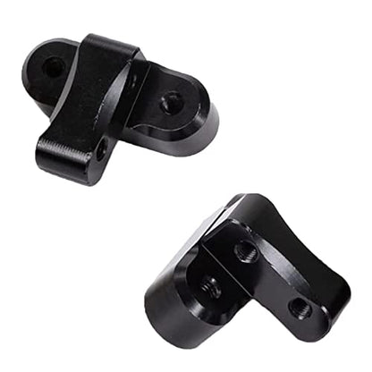 kingsea Metal Transmission Gearbox Carbon Fiber Frame Rails Compatible with 1/10 RC Crawler LCG Chassis Axial SCX10 II Upgrade(Servo Panhard Mounts)