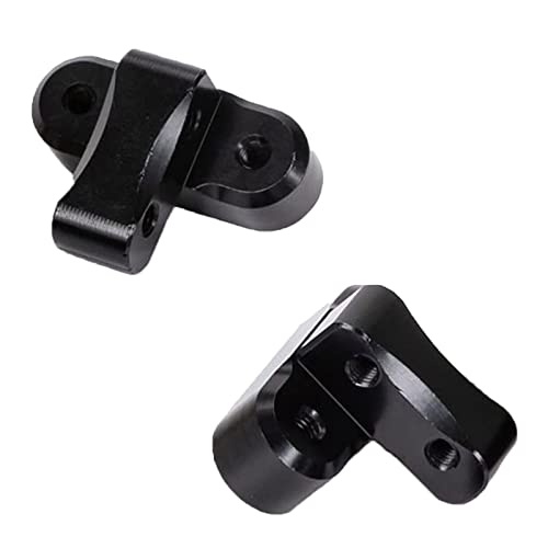 kingsea Metal Transmission Gearbox Carbon Fiber Frame Rails Compatible with 1/10 RC Crawler LCG Chassis Axial SCX10 II Upgrade(Servo Panhard Mounts)