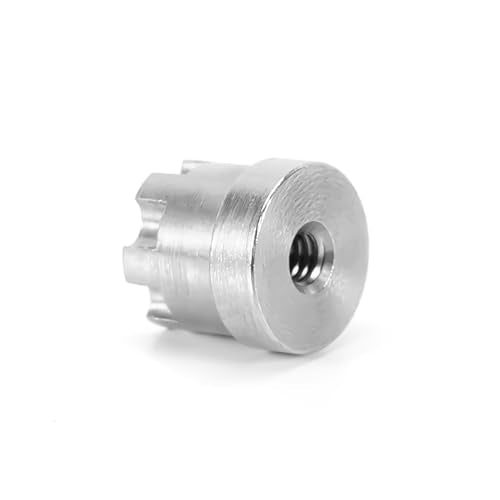 INJORA M2 Wheel Nuts 6mm Stainless Steel Nuts 4PCS for 1/24 RC Crawler Axial SCX24 AX24 Upgrade - size: 6mm