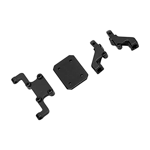 RC Rear Body Shell Mount, Aluminum Construction for Enhanced Durability, Aluminum Rear Car Body Mount Post Kit, Black Color, 1/24 Scale for RC Car Enthusiasts, Custom Builds, and Racing Repairs
