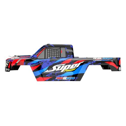 Hosim 1/10 RC Car Body Shell for X07/X08/X07W RC Truck Replacement Parts No.X8-CK03 X08 RC Cars Accessories(Blue)