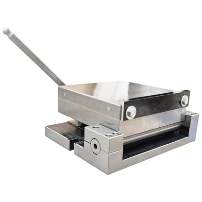 6x6 Inch Magnetic Sine Plate Rectangular Magnetic Chuck Fine Pole Permanent Magnet Sucker with 0-45 Degree Dip Angle for Grinding Milling Machine Lathe