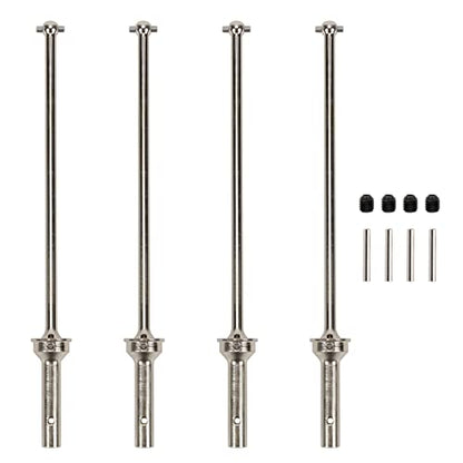 RCAWD CVD Driveshaft 183mm for ARRMA 6S, 1/8 Kraton 6S, Notorious 6S, Outcast 6S & 1/7 Fireteam 6S Upgrades Parts, #45 Steel Drive shafts Hop Ups for #AR220033#ARAC3985 Silver - color: Silver