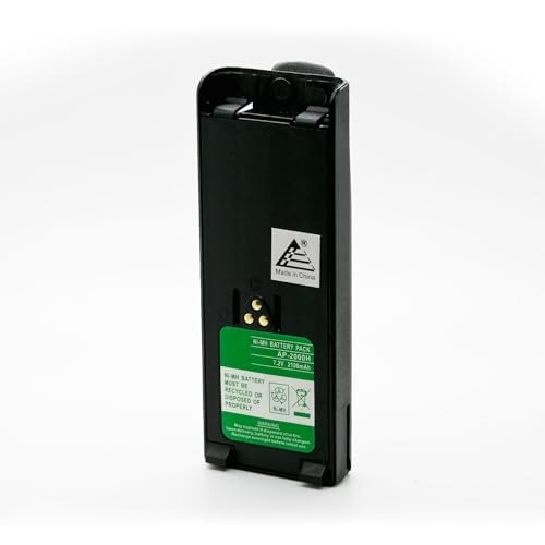 ExpertPower® 7.2V 2100mAh NiMH Battery for NTN7143 NTN7144 WPNN4013 GP900 HT1000 MT2000 MTS2000 JT1000 MTX8000 Radios | Long-Lasting Rechargeable Pack – Black - size: NTN-7144H