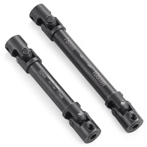 Drive Shaft Steel Front Rear Center Shaft | For 1/18 Axial UTB18 Capra 2WD, RC Crawler Car, Upgrade