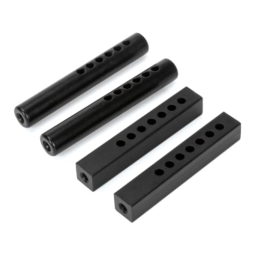 Metal Bumper Holder Mounts Front Rear Replacement for 1/10 RC Crawler Car Axial SCX10 90046 Traxxas TRX4 TRX6 YK4102 (Round)
