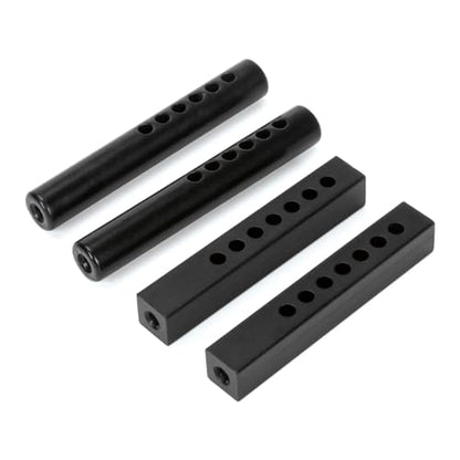Metal Bumper Holder Mounts Front Rear Replacement for 1/10 RC Crawler Car Axial SCX10 90046 Traxxas TRX4 TRX6 YK4102 (Round)