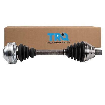 TRQ Front Left CV Axle Shaft Compatible with 2004-2006 Audi TT Quattro 2015-2016 Audi A3 2007-2008 Volkswagen Eos 2009 Volkswagen Jetta 2010-2014 Golf Dual Clutch Automatic - style: CSA32576