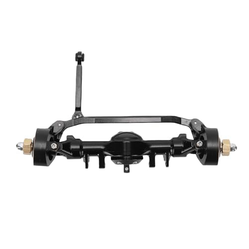 1/24 RC Car Front Axle Assembly, Aluminum Alloy RC Front Portal Axle Shaft Assembly, Shaft Replacement for Axial SCX24 1/24 Crawler Car