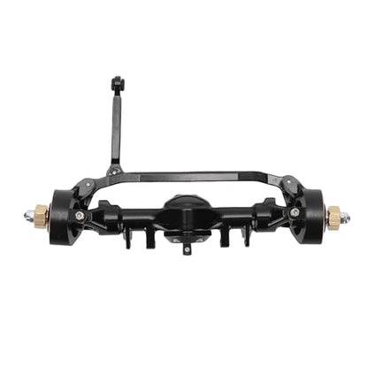 1/24 RC Car Front Axle Assembly, Aluminum Alloy RC Front Portal Axle Shaft Assembly, Shaft Replacement for Axial SCX24 1/24 Crawler Car
