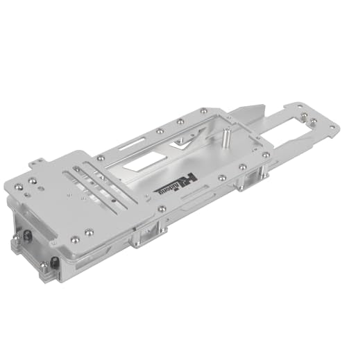 Aluminum Main Chassis for Traxxas Stampede 2WD VXL Brushless Monster Truck Craniac Chassis & ESC Mount 3622 3626 (Sliver) - color: Sliver