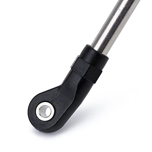 INJORA Stainless Steel Link Rod Linkage Plastic Rod End Set 312mm Wheelbase for 1/10 TRX4 RC Crawler Car - size: For 313mm TRX4