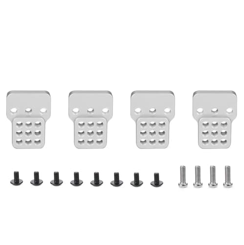 RC Car Toys For WPL C14 C24 1/16 Shock Sbsorbers RC Truck Car Upgrade Modification And Repair Parts Set(Grey) - color: Grey