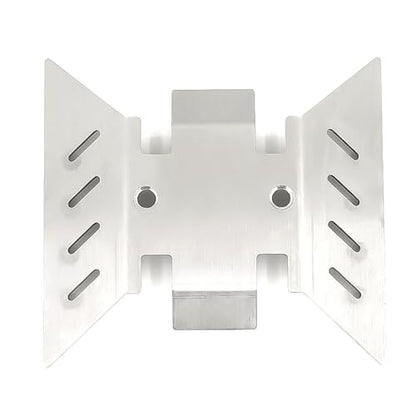 Stainless Steel RC Skid Plate RC Car Chassis Guard RC Chassis Armor Set for Axial SCX10 III RC Crawler Car