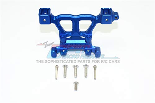 GPM For Traxxas Revo, Revo 3.3 Upgrade Parts Aluminum Rear Body Posts Mount With Screws - 1Pc Set Blue