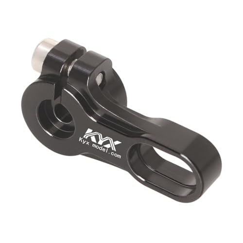KYX Racing CNC Machined Aluminum 20T Servo Arm Rear Axle Servo Horn Upgrades Parts Accessories for 1/8 RC Crawler Car Axial AXP8 Gilamon 2.2