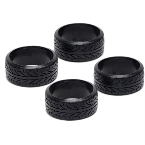 RC Tyre Tires for HSP for Traxxas for RedCat for Sakura for Tamiya for HPI 1/10 rc Car Part 4Pcs 63mm Hard Pattern Plastic Drift Tyres Tires