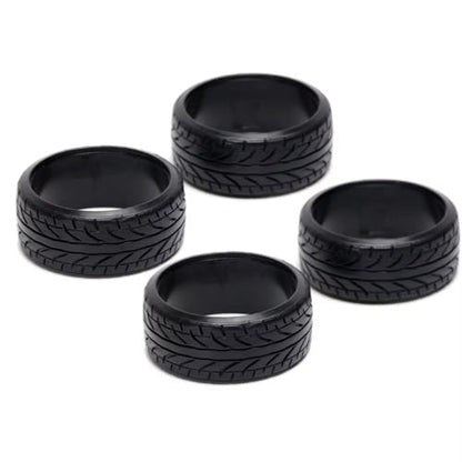 RC Tyre Tires for HSP for Traxxas for RedCat for Sakura for Tamiya for HPI 1/10 rc Car Part 4Pcs 63mm Hard Pattern Plastic Drift Tyres Tires