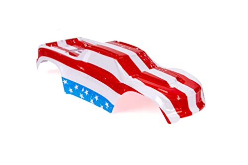 Custom Body USA Flag Style Compatible for V1 Traxxas Maxx 1/10 4X4 4WD Truck Shell Cover(Truck not Included) MX-F-01