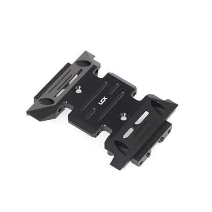 LCX Racing 1/10th RC Crawler Car Aluminum Center Skid Plate Transmission Mount for Axial SCX10 III SCX10.3, Upgrades Parts Accessories