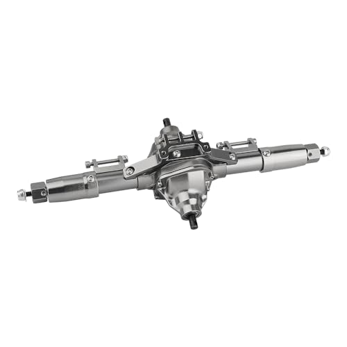 Aluminum 6x6 Complete Axle Set with Enhanced Axle Shaft for Axial SCX10 RC4WD D90 1/10 RC Crawler Upgrade Parts (Titanium Middle) - color: Titanium Middle