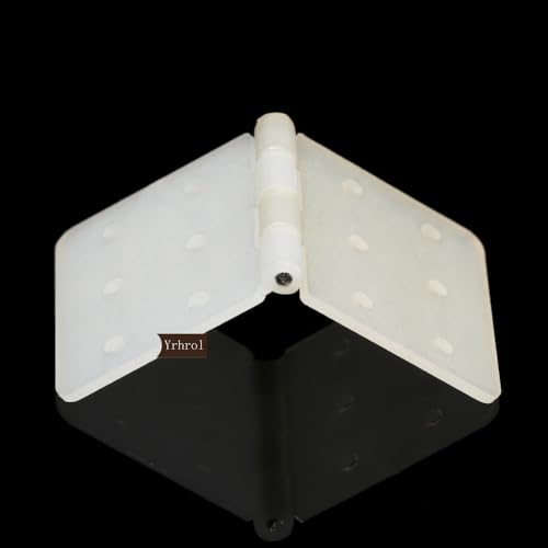 60 Pack 3Sizes Pinned Nylon Hinges for RC Airplane Model Airplane Parts Fixed Wing Model Airplane Square Loose-Leaf