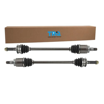 TRQ Rear Driver & Passenger Side CV Axle Assembly Set for 2008-2018 Subaru Forester 2011-2014 Impreza WRX 2010-2014 Legacy 2010-2014 Outback - style: CSA36023