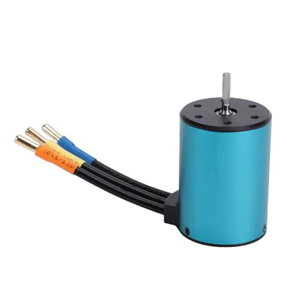 3650 Brushless Motor, Aluminum High Speed Sensorless 4000KV RC Motor for 1/10 Scale RC Cars Trucks Racing Off-Road Enthusiasts