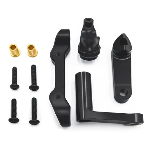 RC Vehicles Parts for Baja for Rey 1/10 RC for Rock Crawler for Buggy for Desert Truck Upgrade Parts Aluminum Steering Bellcrank Set rc Car Modified Accessories
