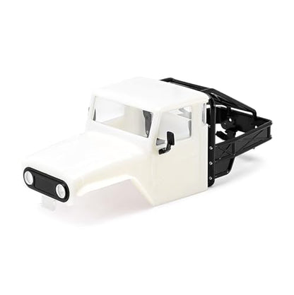 RC Spare Part Compatible with TRX4M for Defender for Bronco Hard Body Shell with Cage for 1/18 RC Crawler Car Upgrade Accessories(White) - size: White