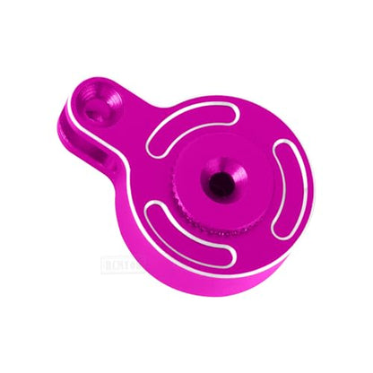 RC Aluminum Fixed Link Steering Servo Saver Upgrades Part for 1/8 Typhon 3S BLX 1/10 Big Rock Granite Senton 3S BLX Kraton Outcast 4S BLX,Pink - color: Pink - (Upgrades Part)