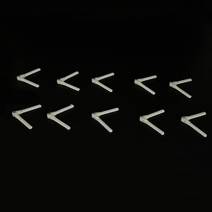 10PCS RC Airplane Plastic Pin Hinge for RC Plane Helicopter Aircraft DIY Model Plane Fix Wing Parts (2.5x48mm) - style: 2.5x48mm