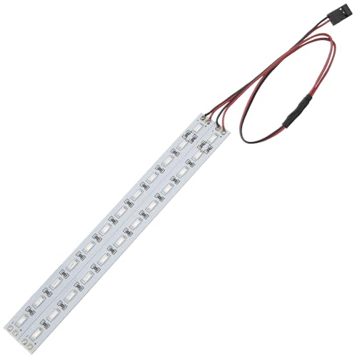 RC 24 LED Light Bar Chassis LED Lamp Body Shell Chassis Light Compatible with Traxxas TRX-4 Axial SCX10 II 90046 90048 RC4WD D90 D110 1/10 1/8 RC Crawler Car Truck (Blue) - color: Blue