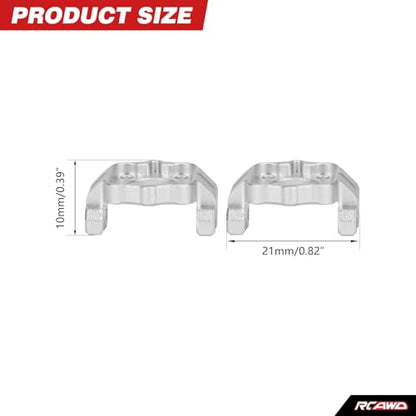 RCAWD 7075 Spindle Carriers for Losi LMT 1/18, Caster Blocks, Upgrades Parts #LOS214041 - color: C Hub Carrier