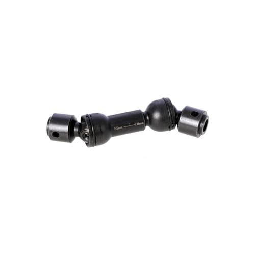 LCX 1/10th RC Crawler Car Hard Steel Universal Drive Shaft for RC Truck TRX4 TRX6 SCX10 SCX10 II SCX10 III SCX10 PRO UTB10 RBX10 Capra Gen8, Upgrades Parts Accessories (55-70mm / 2.16-2.75 in)