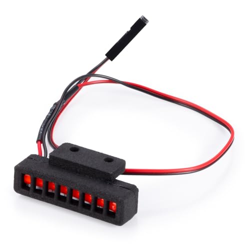 LSG RC Car Light Headlight Taillights kit Front Rear Lights White Red LED Light Kit for 1/18 RC Arrma Typhon Grom Upgrades Parts