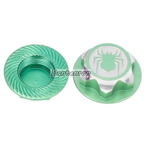 4PCS RC 17MM Hex Wheel Nut Dustproof Anti-Skid Mount Cap CNC Aluminum Compatible with 1/8 Buggy Off Road Monster Truck Car Traxxas X-Maxx Summit E-Revo HPI HSP Losi Kyosho Tamiya (Green) - color: Green