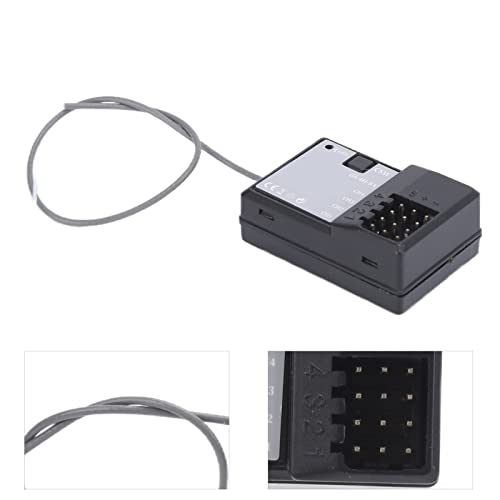 RC Receiver Waterproof 2.4G Frequency 3.3‑6V Receiver for Remote Control Car Boat Tank