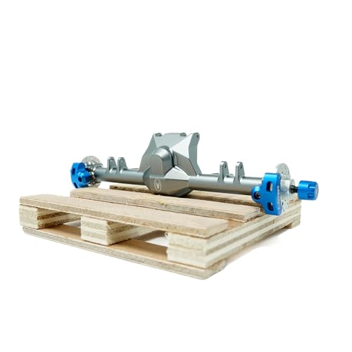 LGRP Little Guy Racing Parts RC Car Truck SCX24 1/24 Spider 9™ Signature Series Rear AXLE Compatible with Comp Frame Kit, Elimator Frame Kit, Ripper Chassis Kit LGS9002