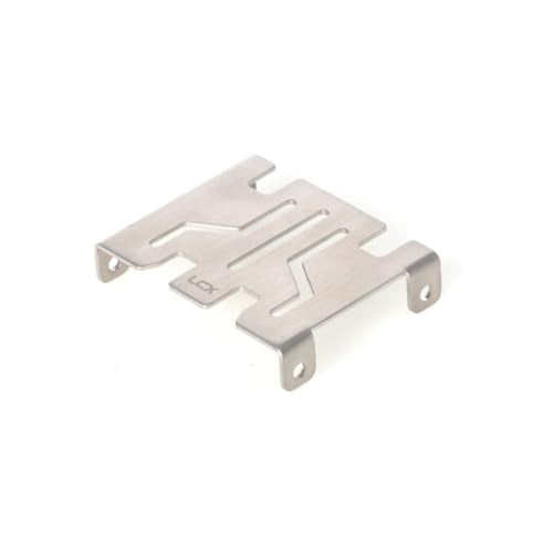 LCX Racing 1/18th RC Crawler Car Stainless Steel Skid Plate Guard Chassis Guard for TRX4M 97044, Upgrades Parts Accessories