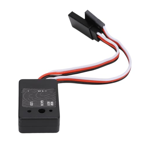 Keenso RC Gyro Module, RC Car Gyroscope Stabilizer Automatic Stability Control Adjustable Sensitivity for Mini RC Cars SCX10
