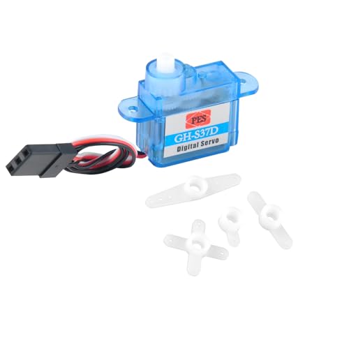 Micro Server 3.7g GH-S37D Mini Digital Servos Coreless Motor servo for Control Aircraft Flight DIY Robo RC Car Plane Helicopter Aeromodelling 6PCS