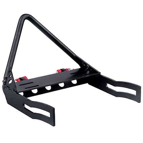 Metal RC Crawler Front Bumper with Winch Mount Shackles for Axial SCX10 & SCX10 II Redcat Gen7 Gen 8 Upgrades (Type B) - style: Type B