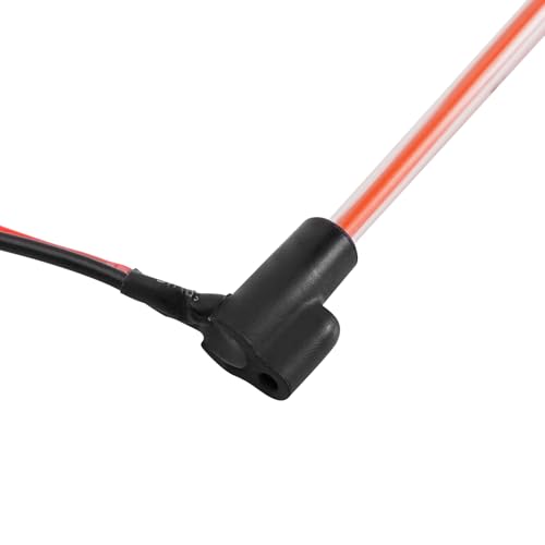 INJORA LED Whip Light Bottom Fixed for 1/18 TRX4M 1/24 RC Crawlers (Red) - color: Red