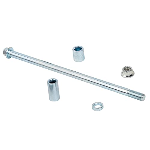 Mokuo 12mm 280mm Front Rear Axle with Bushing 5mm 20mm 30mm Fit for Pit Dirt Bike Moped Scooter QUAD ATV Mini Bike Parts - size: 12-280