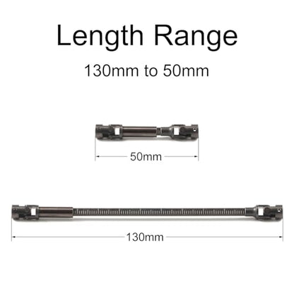 Alloy Steel SCX24 Cut to Length Driveshaft with D Shaped Input for Axial 1/24 RC Crawler Chassis (1pcs) - color: 1pcs