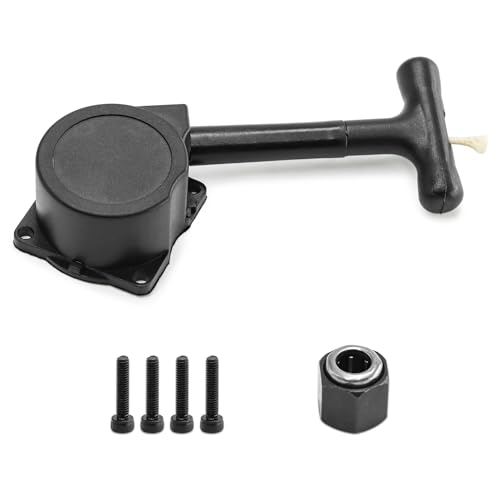 R020 Engine Pull Starter & 12mm One Way Bearing R025 Hex Nut Compatible with 1/10 RC Nitro Trucks Vertex VX 16 18 SH 21 Engines